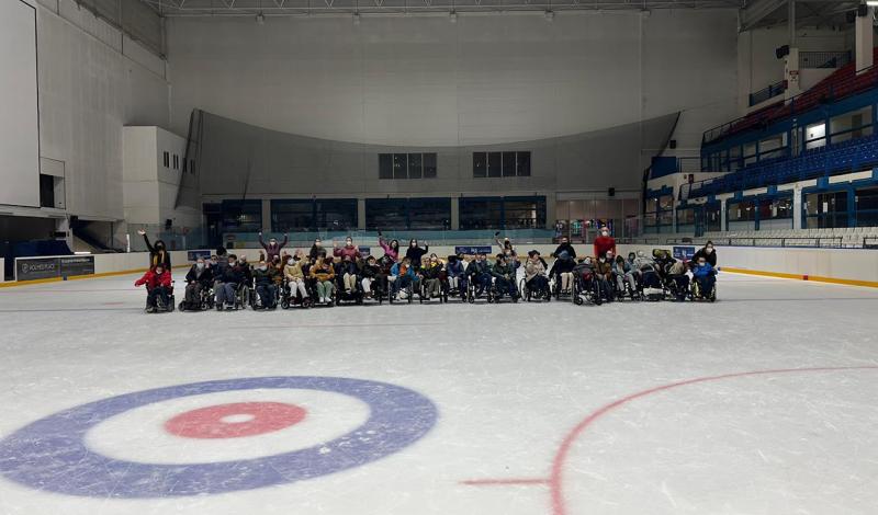 actividad de patinaje sobre hielo