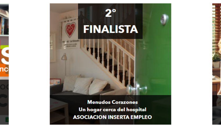 Imagen de los tres proyectos finalistas del programa de nómina solidaria GRACIAS A TI 2025